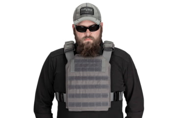 Image of TRYBE Tactical Minimalist Plate Carrier, Wolf Gray, MPC-WG