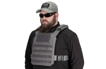 Image of TRYBE Tactical Minimalist Plate Carrier, Wolf Gray, MPC-WG