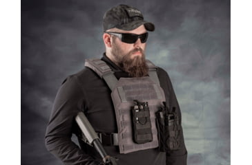 Image of TRYBE Tactical Minimalist Plate Carrier, Wolf Gray, MPC-WG