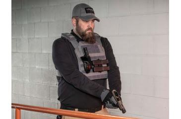 Image of TRYBE Tactical Minimalist Plate Carrier, Wolf Gray, MPC-WG