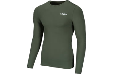 Image of TRYBE Tactical Seamless Thermal Long-Sleeve Shirt - Mens, OD Green, Large, STLSODG-L