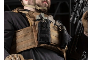 Image of TRYBE Tactical Single 5.56 Magazine Pouch, Black, RMP-S556-BL