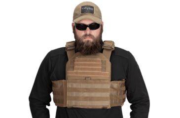 Image of TRYBE Tactical Traditional Plate Carrier, Coyote Tan, TPC-CT