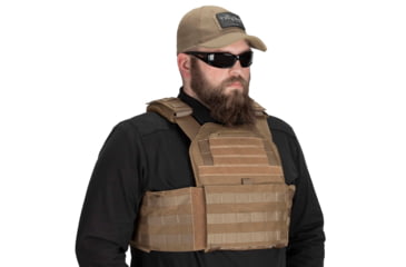 Image of TRYBE Tactical Traditional Plate Carrier, Coyote Tan, TPC-CT