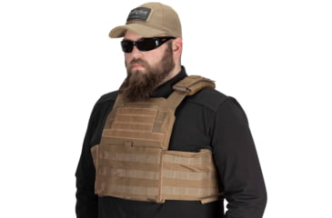 Image of TRYBE Tactical Traditional Plate Carrier, Coyote Tan, TPC-CT