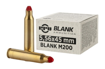 Image of TRZ Trading Inc. PPU Blank Rifle Ammunition 5.56 M200 Blanks 20/ct, PPB51