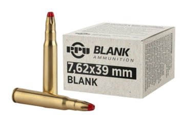 Image of TRZ Trading Inc. PPU Blank Rifle Ammunition 7.62x39 Blanks 20/ct, PPB71