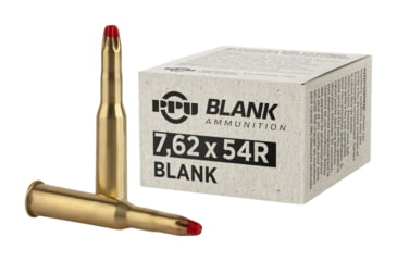 Image of TRZ Trading Inc. PPU Blank Rifle Ammunition 7.62X54R Blanks 20/ct, PPB72