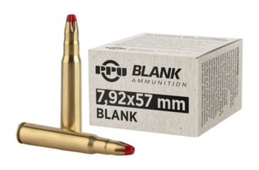 Image of TRZ Trading Inc. PPU Blank Rifle Ammunition 7.9X57 8mm Mauser Blanks 20/ct, PPB73