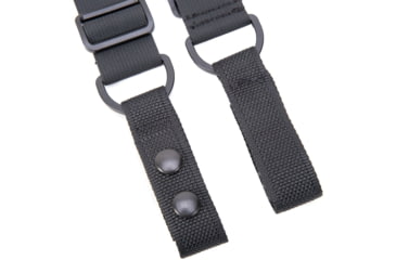 Image of TUFF Products 4-Point Tactical Duty Suspenders w/ Adj. H Harness, Black Nylon Keepers, 1.5in. Webbing 7174-NYA