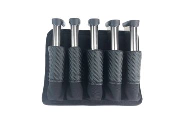 Image of TUFF Products 5 In-line R.E.M. Pouch with Magnetic Retention-No Flap - Size 2 For Double Stacks, Black Carbon 7095-BC-M-2