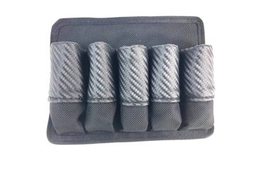Image of TUFF Products 5 In-line R.E.M. Pouch with Magnetic Retention-No Flap - Size 2 For Double Stacks, Black Carbon 7095-BC-M-2