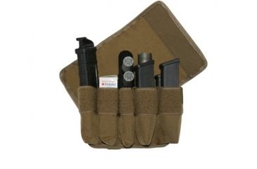 Image of TUFF Products 5 InLine Mag Pouch, 1000D Coyote Brown, AK47 7065-CBV-7