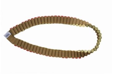 Image of TUFF Products 60-Round Heavy Duty Elastic Double Layer Bandolier, Coyote Brown, 12 Gauge 4012-CB