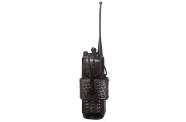 Image of TUFF Products Adjustable Radio Holder, Basket Weave, One way Snap 7177-BWB-1