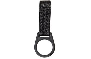 Image of TUFF Products Baton Ring Holder w/ Straight Handle, Black Basketweave, C Cell 7117-BWB