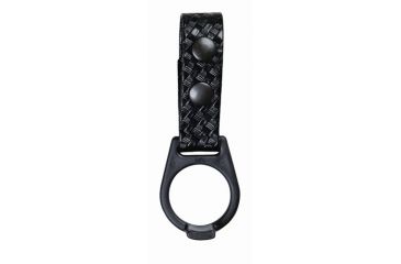 Image of TUFF Products Baton Strap w/ Double Snap, Fits 2.25in. Belt, Black Basketweave, Pr 24 7116-BWB