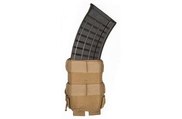 Image of TUFF Products Bungee Rifle Magazine Pouch, B.M.P., Coyote Brown, Fits Ar15/M4/Ak47 8824-CBV-5