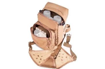 Image of TUFF Products Quick-Reload Bino Case with Harness Coyote Brown 4055-CBV
