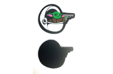 Image of TUFF Products Space Child in a Spaceball w/ Blaster Glow in the Dark Patch, 2.5in, P-BabyChild
