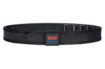 Image of TUFF Products SureFit Competition Belt, Black w/ Black, Med 34-40 9017-BBB-MD