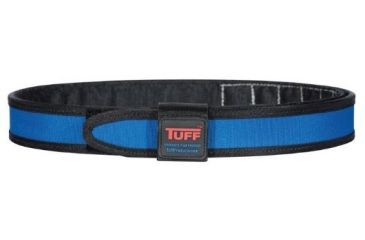 Image of TUFF Products SureFit Competition Belt, Blue and Black, Large 40-46 9017-BBL-LG