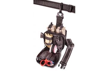 Image of TUFF Products TASK Active Shooter Leg System with Personal Trauma Kit Black Nylon 3902-NY