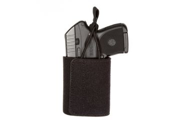 Image of TUFF Products Uni-Fit IWB Holster w/ Metal Clip, Black, Medium Fits Lcp Gl26 J Frame Or Similar 1200-UNI-MD