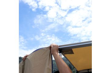 Image of Tuff Stuff Overland Awning Shade Wall, 6.5 x 8 ft, Sand, NSN N, TS-AWN-SW-6.5