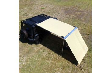 Image of Tuff Stuff Overland Awning Shade Wall, 6.5 x 8 ft, Sand, NSN N, TS-AWN-SW-6.5