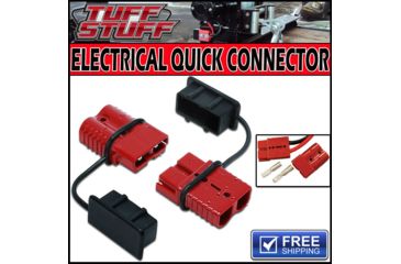 Image of Tuff Stuff Overland Electric Winch Quick Connector Plug, 2 Gauge Wire, Large, NSN N, TS-QC-LG