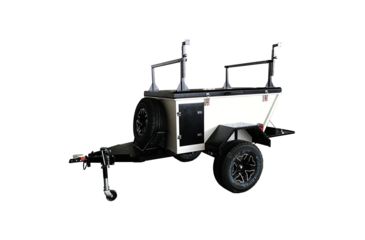 Image of Tuff Stuff Overland Expedition Trailer, White/Black, NSN N, TS-TRAILER-EC