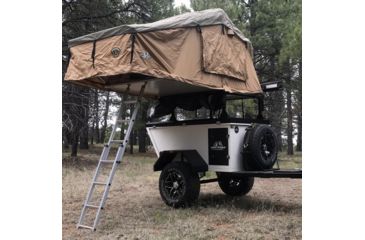 Image of Tuff Stuff Overland Expedition Trailer, White/Black, NSN N, TS-TRAILER-EC