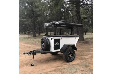 Image of Tuff Stuff Overland Expedition Trailer, White/Black, NSN N, TS-TRAILER-EC