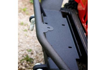 Image of Tuff Stuff Overland Front Bumper w/ D-Rings for 87-06 Jeep Wrangler YJ/TJ, Matte, Black, NSN N, TS-FB-8706