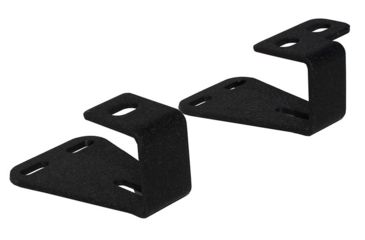 Image of Tuff Stuff Overland Hood Hinge Jack Mount for 87-06 Jeep Wrangler TJ/YJ, Lockable, Black, NSN N, TS-SFJHM-8706