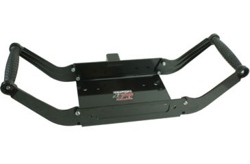 Image of Tuff Stuff Overland Mobile Receiver Hitch Winch Mount, Adjustable, Black, NSN N, TS-WM-MOB-ADJ