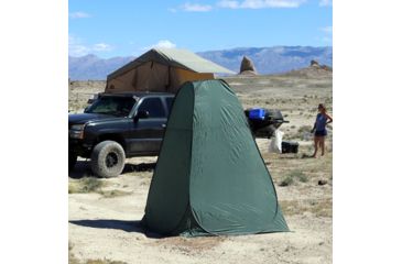 Image of Tuff Stuff Overland Portable Outdoor Toilet Tent, Green, NSN N, TS-TOILET-TENT