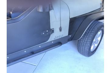 Image of Tuff Stuff Overland Rock Sliders w/ Step for 97-06 Jeep Wrangler TJ, NSN N, TS-RSL-9706