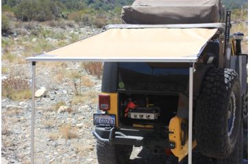 Image of Tuff Stuff Overland Roof Top Awning, 170G, 4.5 x 6 ft, Sand Tent/Black Cover, NSN N, TS-AWN-RT-4.5