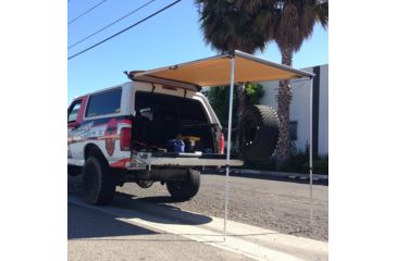 Image of Tuff Stuff Overland Roof Top Awning, 170G, 4.5 x 6 ft, Sand Tent/Black Cover, NSN N, TS-AWN-RT-4.5