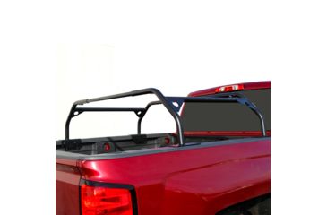 Image of Tuff Stuff Overland Roof Top Tent Truck Bed Rack, Adjustable, Powder Coated, 40 Inch, Black, NSN N, TS-UBR-PDR-40