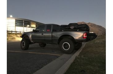 Image of Tuff Stuff Overland Rooftop Tent 2 Person Delta Overland Sand, Sand Tent/Black Cover, NSN N, TS-RTT-DLT