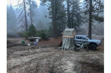 Image of Tuff Stuff Overland Rooftop Tent 2 Person Delta Overland Sand, Sand Tent/Black Cover, NSN N, TS-RTT-DLT