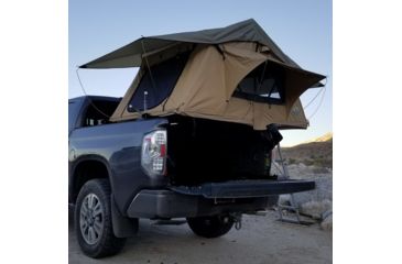 Image of Tuff Stuff Overland Rooftop Tent 2 Person Delta Overland Sand, Sand Tent/Black Cover, NSN N, TS-RTT-DLT