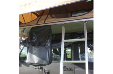 Image of Tuff Stuff Overland Rooftop Tent & Annex Room 3 Person Ranger Overland Sand, Sand Tent/Black Cover, NSN N, TS-RTT-ANX-RAN