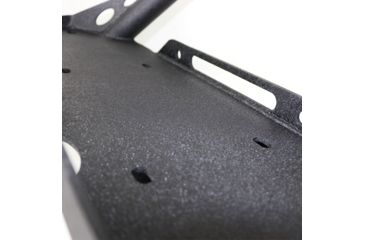 Image of Tuff Stuff Overland Stubby Front Winch Bumper for 87-06 Jeep Wrangler TJ/YJ, Matte, Black, NSN N, TS-FB-8706-STB