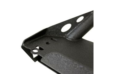 Image of Tuff Stuff Overland Stubby Front Winch Bumper for 87-06 Jeep Wrangler TJ/YJ, Matte, Black, NSN N, TS-FB-8706-STB