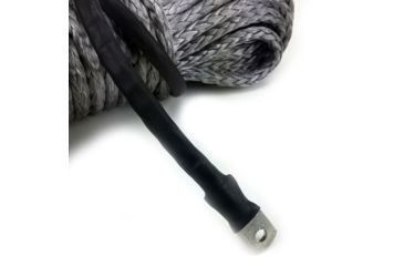 Image of Tuff Stuff Overland Synthetic Winch Rope, 100 Foot x 1/2 Inch, 21 145 Lb Capacity, Black, NSN N, TS-SYN-12-GR