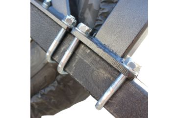 Image of Tuff Stuff Overland Tire Carrier Mounted Storage &amp; Cooler Rack System for 2 x 2 Inch Carriers, NSN N, TS-TCICR